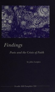 Cover of Findings by John Lampen