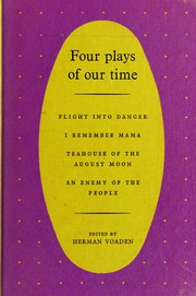 Front cover of Four plays of our time by Herman Voaden