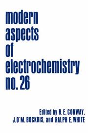 Front cover of Modern Aspects of Electrochemistry / Volume 28 (Modern Aspects of Electrochemistry) by Unknown