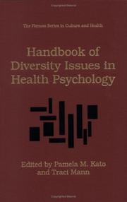 Front cover of Handbook of diversity issues in health psychology by Traci Mann