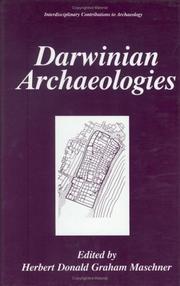 Cover of Darwinian archaeologies by Herbert D. G. Maschner
