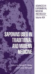 Front cover of Saponins used in traditional and modern medicine by George R. Waller