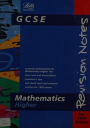 Front cover of General Certificate of Secondary Education Mathematics (Gcse Revision) by Peter Sherran