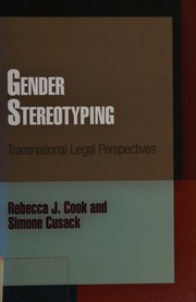 Front cover of Gender stereotyping by Rebecca J. Cook