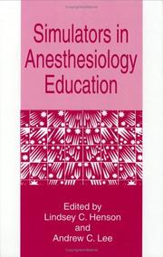 Front cover of Simulators in anesthesiology education by Lindsey C. Henson