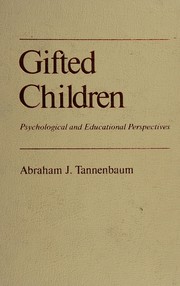 Front cover of Gifted children by Abraham J. Tannenbaum