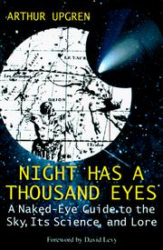 Cover of Night has a thousand eyes by Arthur R. Upgren
