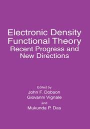 Cover of Electronic density functional theory by John F. Dobson