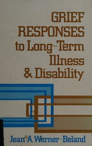 Front cover of Grief responses to long-term illness and disability by Unknown