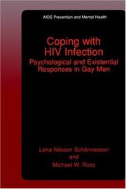Front cover of Coping with HIV infection by Lena Nilsson Schönnesson