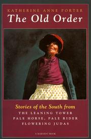 Cover of The old order by Katherine Anne Porter