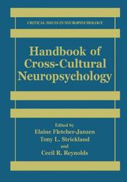 Cover of Handbook of cross-cultural neuropsychology by Elaine Fletcher-Janzen