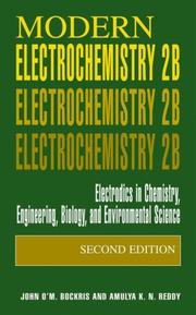Cover of Modern electrochemistry by J. O'M Bockris