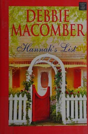 Cover of Hannah's List by Debbie Macomber