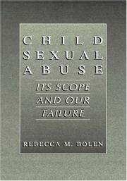Front cover of Child Sexual Abuse by Rebecca M. Bolen