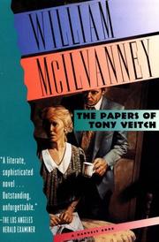 Front cover of The papers of Tony Veitch by William McIlvanney