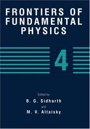 Cover of Frontiers of fundamental physics 4 by B. G. Sidharth