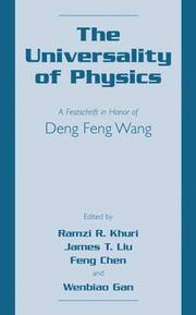 Front cover of The universality of physics by Ramzi R. Khuri