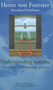 Cover of Understanding Systems by Heinz von Foerster