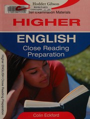 Cover of Higher English by Colin Eckford