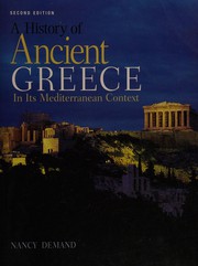 Cover of A History of Ancient Greece in Its Mediterranean Context: by Nancy H. Demand