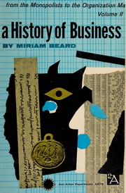 Cover of A history of business by Miriam Beard