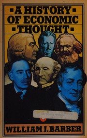 Cover of A History of Economic Thought by William J. Barber