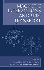 Cover of Magnetic interactions and spin transport by Stuart A. Wolf