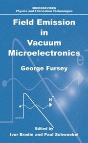 Cover of Field emission in vacuum microelectronics by George Fursey