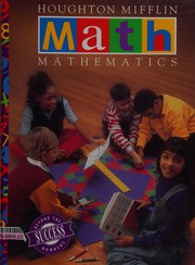 Front cover of Houghton Mifflin math mathematics by Harry Bohan