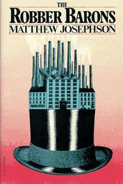 Cover of The robber barons by Josephson, Matthew