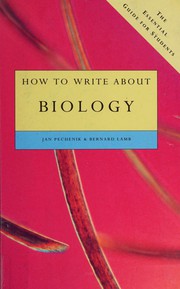 Cover of How to Write About Biology by Jan A. Pechenik