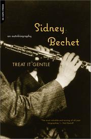 Cover of Treat it gentle by Sidney Bechet