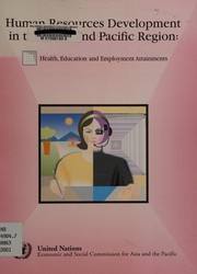 Cover of Human resources development in the Asian and Pacific region by United Nations. Economic and Social Commission for Asia and the Pacific