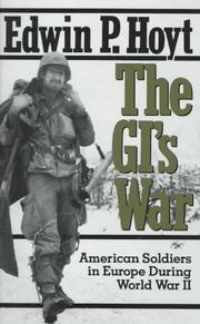 Cover of The GI's war by Edwin Palmer Hoyt