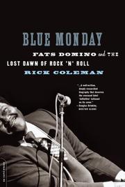 Cover of Blue Monday by Rick Coleman