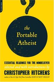 Cover of The portable atheist by Christopher Hitchens
