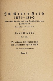Front cover of Im neuen Reich 1871-1890 by Paul Wentzcke