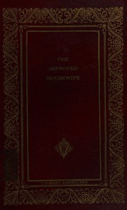 Front cover of The improved housewife by Webster, A. L. Mrs.