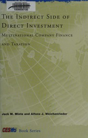 Cover of The indirect side of direct investment by Jack M. Mintz
