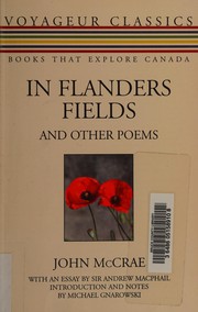 Front cover of In Flanders Fields and Other Poems by Michael Gnarowski