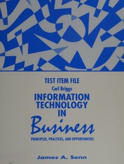 Cover of Sm Information Technology Business Tif by SENN