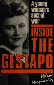 Cover of Inside the Gestapo by Helene Moszkiewiez