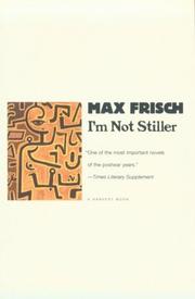 Cover of Stiller by Max Frisch