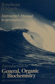 Front cover of Instructor's manual to accompany Introduction to general, organic & biochemistry by Frederick A. Bettelheim