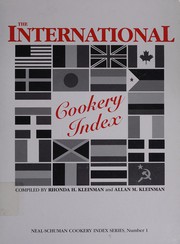 Front cover of The international cookery index by Rhonda H. Kleiman