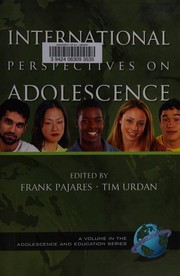 Front cover of International perspectives on adolescence by Frank Pajares