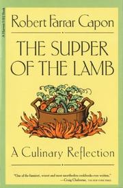 Cover of The Supper of the Lamb...a Culinary Reflection by Robert Farrar Capon