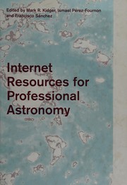 Front cover of Internet resources for professional astronomy by Canary Islands Winter School on Astrophysics (9th 1996 Tenerife, Canary Islands)