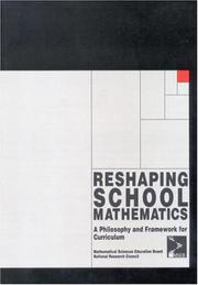 Cover of Reshaping School Mathematics: A Philosophy and Framework for Curriculum by National Research Council (US)